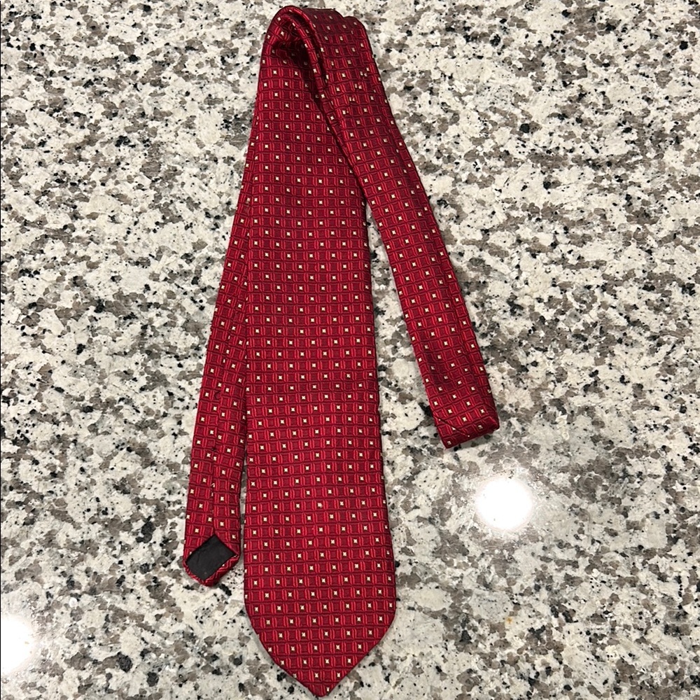 Brooks Brothers Red Textured Tie Classic Accessory